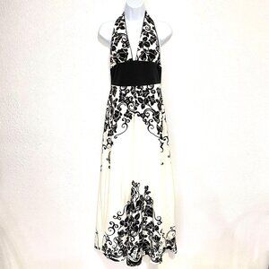 White House Black Market Women's Formal Halter Long Gown Size 4